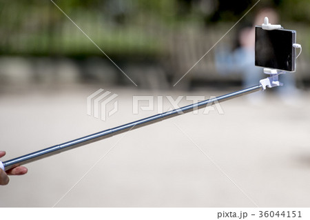 selfie remote control on cellular phone 36044151