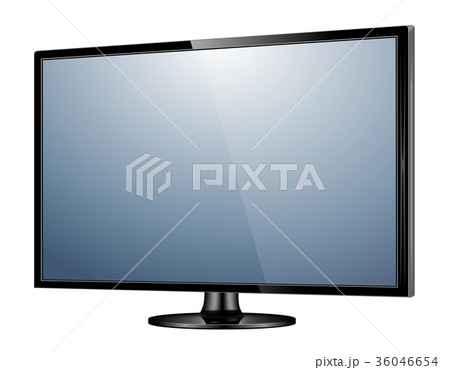 TV flat screen lcd, plasma realistic vector  TV flat screen lcd, plasma realistic vector  36046654