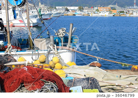 漁業＿漁船、漁具＿境港にて 36046799