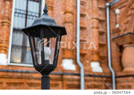 Black street lamp 36047564