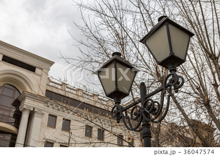 Black street lamp 36047574