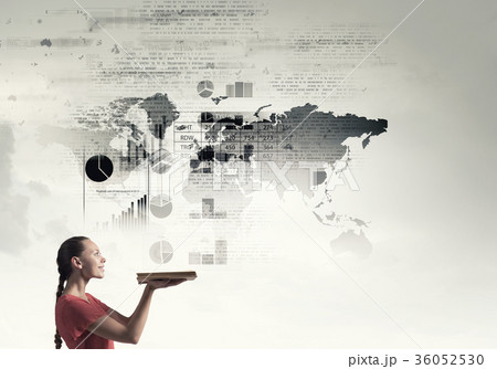 Girl with book 36052530