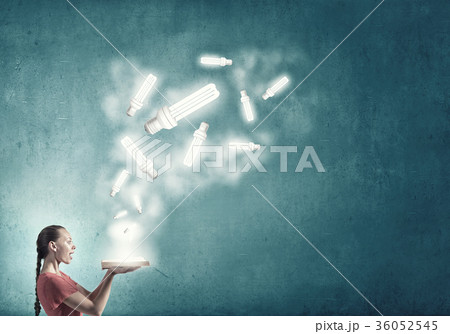 Girl with book 36052545