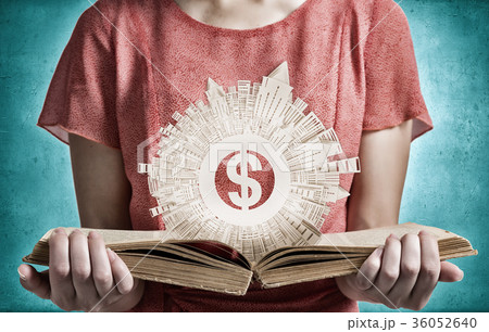 Girl with book 36052640