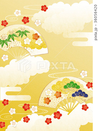 背景素材-和柄イメージ 背景素材-和柄イメージ 36056420