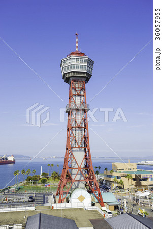 博多港のシンボル  博多ポートタワー 36057955