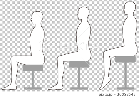 高いスツールと低いスツール 36058545