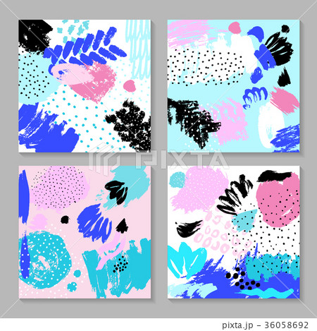 Set of creative card template and flyers. 36058692