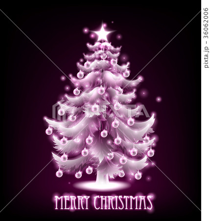 Magical Merry Christmas Tree Design 36062006