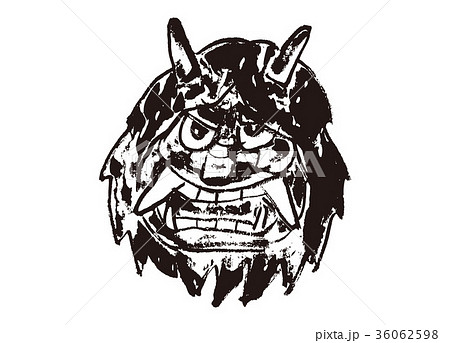 なまはげ　水彩画 36062598