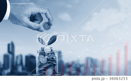Business growth and investment, saving money Business growth and investment, saving money 36063253