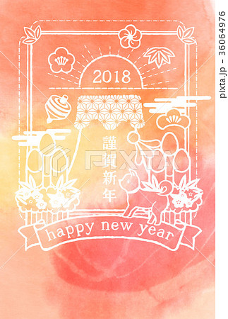 2018ボケ 赤  36064976