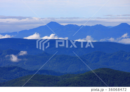 積丹岳から見るニセコ連峰 積丹岳から見るニセコ連峰 36068472