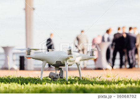 Spy drone, helicopter, quadrupter Dron before take 36068702