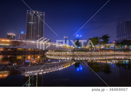 【台湾夜景】高雄 愛河之心 【台湾夜景】高雄 愛河之心 36069007