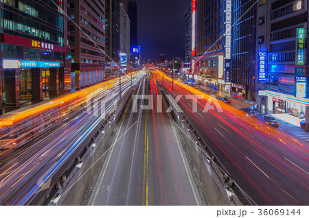 【台湾夜景】台北 台北駅前 レーザービーム 【台湾夜景】台北 台北駅前 レーザービーム 36069144