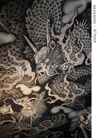 京都市東山区 建仁寺の双龍図 京都市東山区 建仁寺の双龍図 36069390
