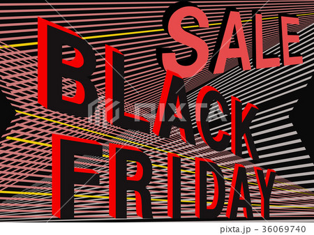 ブラックフライデー/販促用ポップ/店頭用 36069740