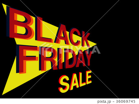 ブラックフライデー/販促用ポップ/店頭用 36069745