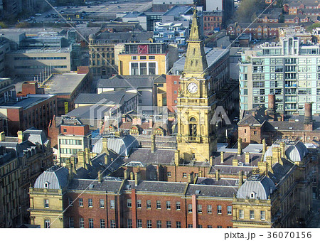Clock tower and old architecture in liverpool city Clock tower and old architecture in liverpool city 36070156