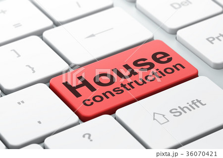 Constructing concept: House Construction on 36070421