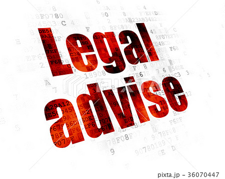 Law concept: Legal Advise on Digital background 36070447