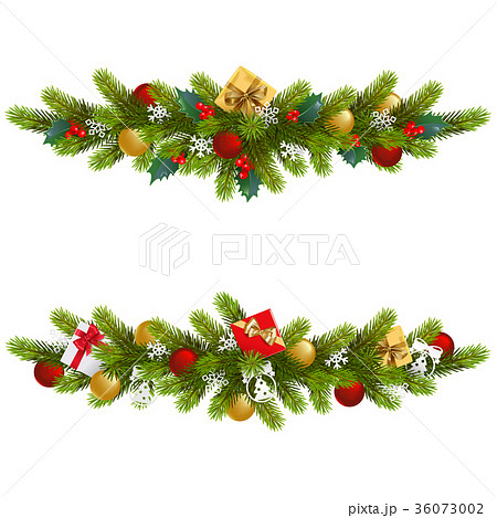 Vector Christmas Fir Decoration 36073002