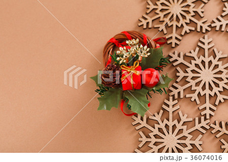 Christmas decoration background copy space 36074016