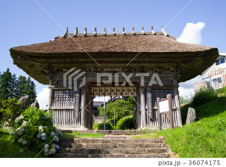 瀧水寺大日坊　仁王門 36074175
