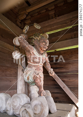 瀧水寺大日坊　雷神像 36074177