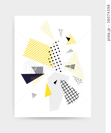 Bright colorful vector poster template Bright colorful vector poster template 36074398
