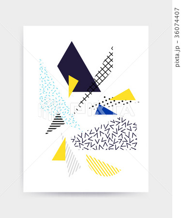 Bright colorful vector poster template Bright colorful vector poster template 36074407
