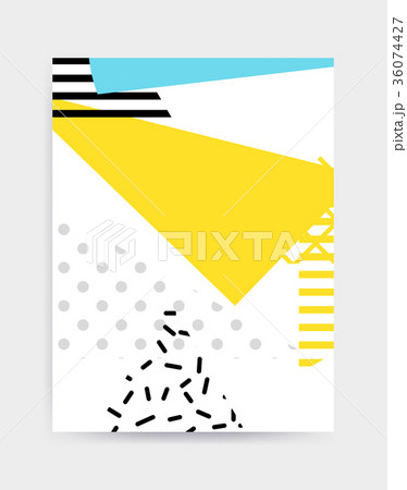 Bright colorful vector poster template Bright colorful vector poster template 36074427