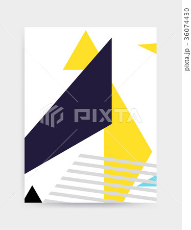 Bright colorful vector poster template Bright colorful vector poster template 36074430
