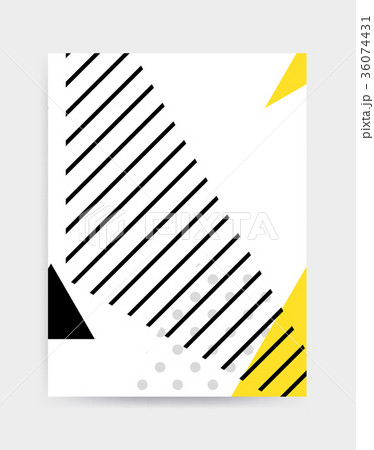 Bright colorful vector poster template Bright colorful vector poster template 36074431