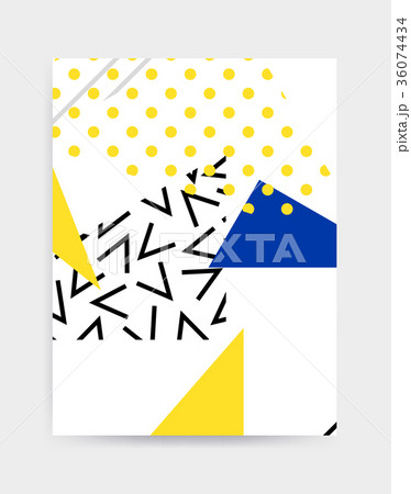 Bright colorful vector poster template Bright colorful vector poster template 36074434