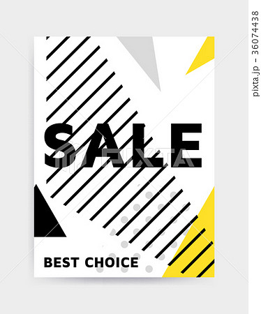 Bright colorful vector poster template 36074438