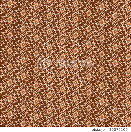 Oriental tiled pattern Abstract floral ornament  36075106