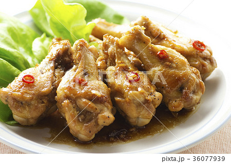 手羽元の照り焼き4 手羽元の照り焼き4 36077939