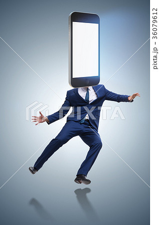 Mobile phone zombie under the influence of Mobile phone zombie under the influence of 36079612