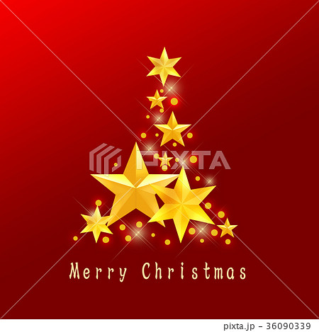 クリスマス　クリスマスツリー　イルミネーション　雪の結晶 36090339