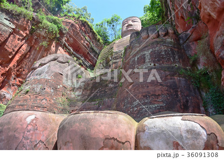 楽山大仏 凌雲大仏 leshan daho 楽山大仏 凌雲大仏 leshan daho 36091308