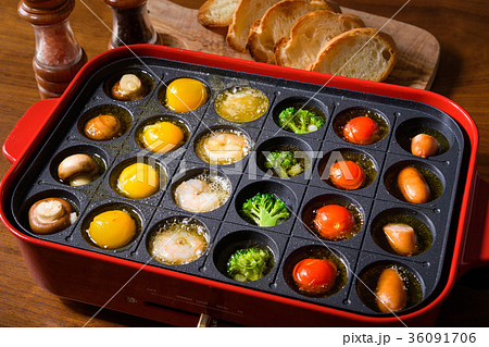 ホットプレートでアヒージョ 36091706