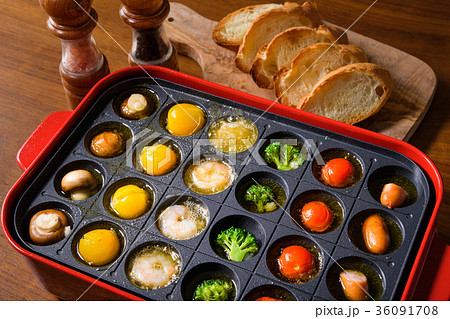 ホットプレートでアヒージョ 36091708