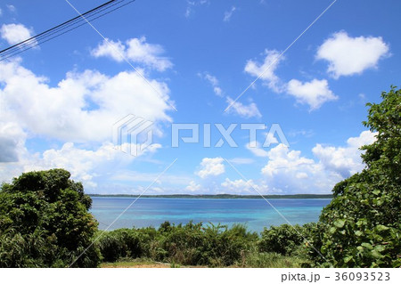宮古島 大神島から見た宮古島 宮古島 大神島から見た宮古島 36093523