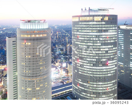 名古屋駅の高層ビル 2017年11月 名古屋駅の高層ビル 2017年11月 36095243