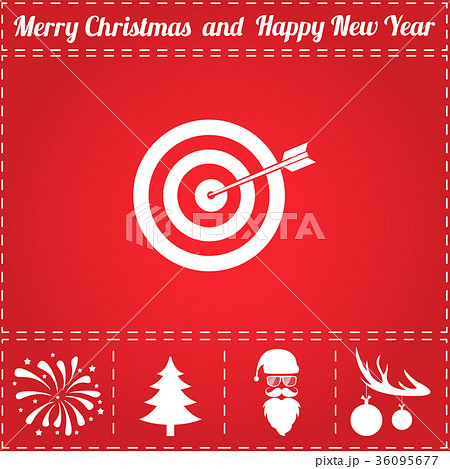 Target arrow Icon Vector 36095677