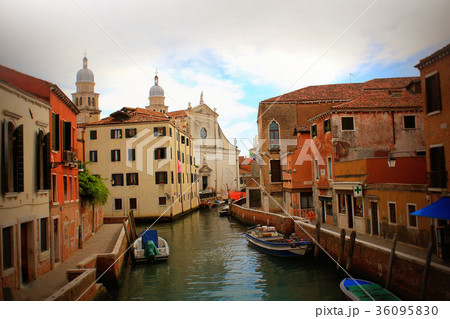 Venice Skyline and Church of Saint Raphael Angel 36095830