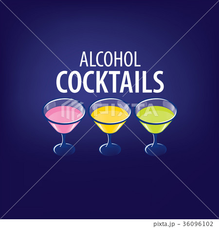 alcoholic cocktails logo alcoholic cocktails logo 36096102