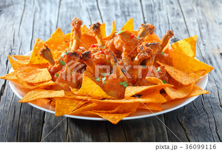 deep fried battered crispy chicken wings 36099116